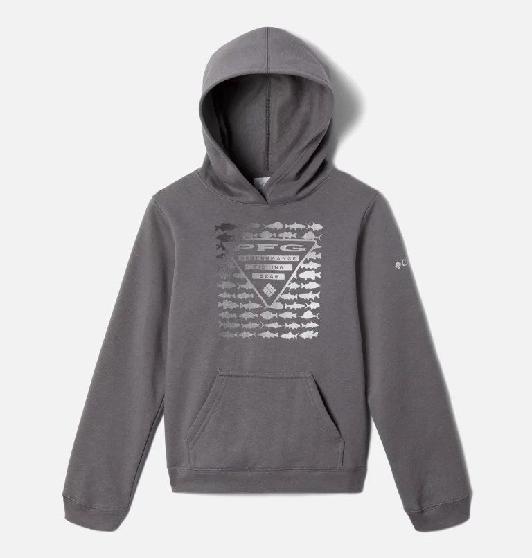 Boys' PFG™ Elements Pullover Hoodie City Grey,PFG Elements