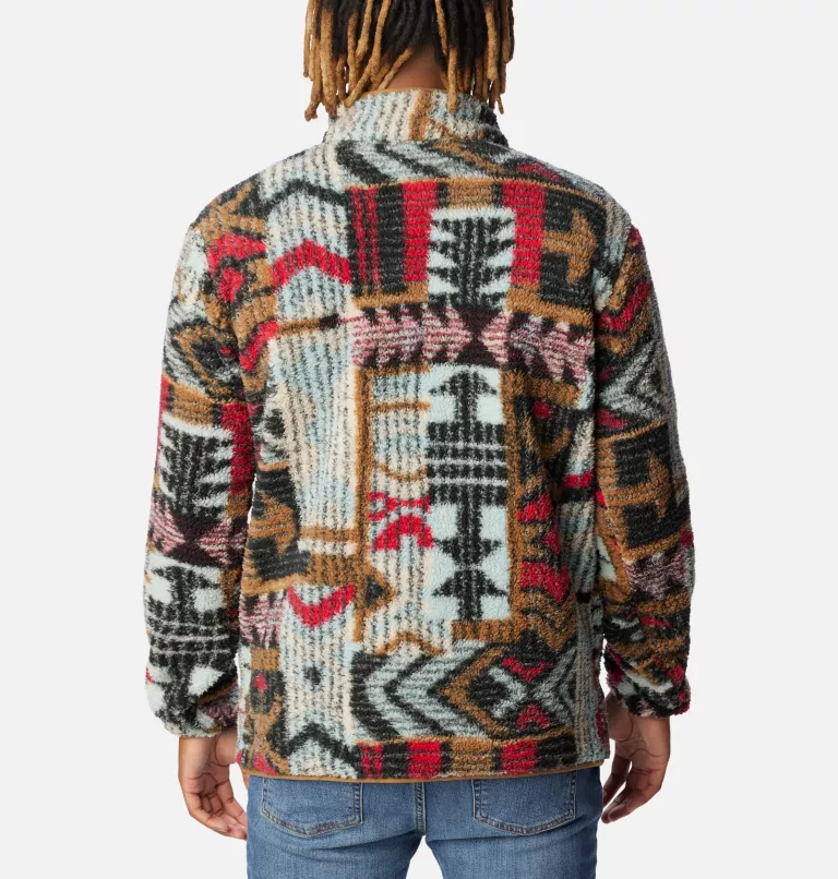 Men's Rugged Ridge™ II Sherpa Half Snap Pullover Shark Pathways Print