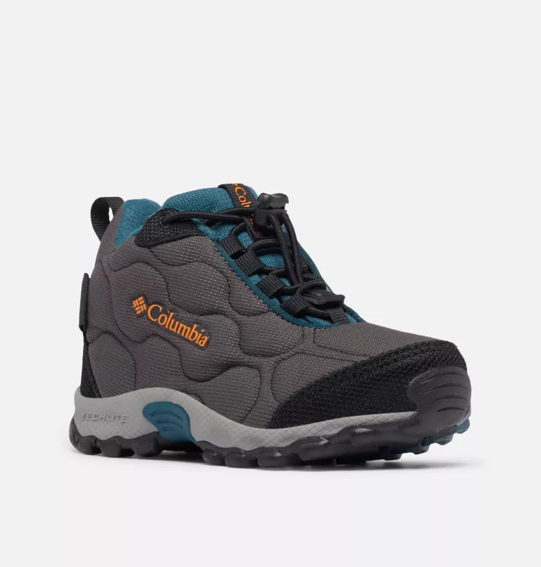 Little Kids' Firecamp™ Mid Waterproof Shoe Dark Grey,Black