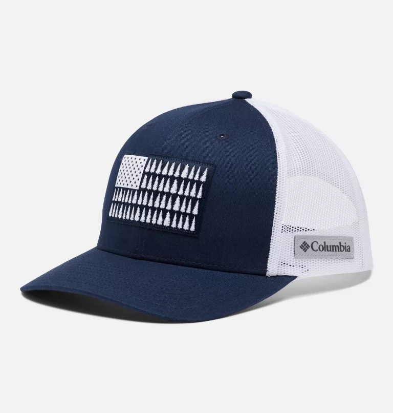 Columbia Tree Flag™ Mesh Snapback - High Crown Collegiate Navy