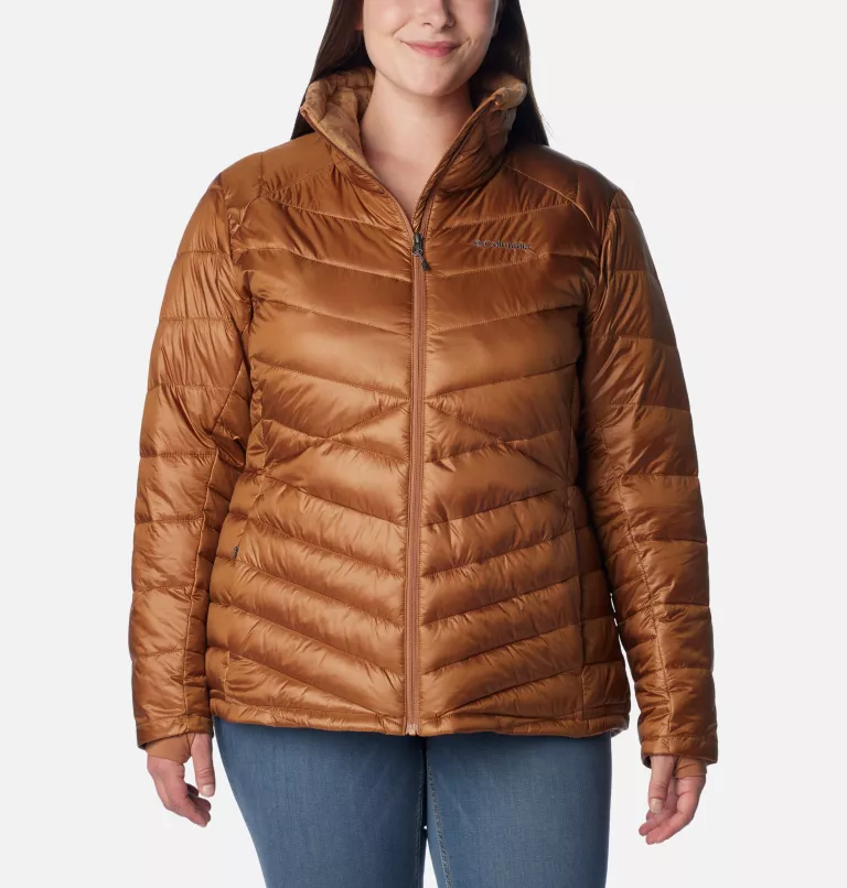 Women's Joy Peak™ Insulated Jacket - Plus Size Camel Brown