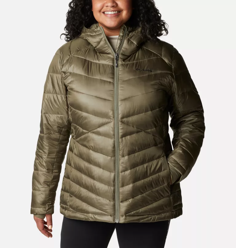 Women's Joy Peak™ Insulated Hooded Jacket - Plus Size Aqua Haze