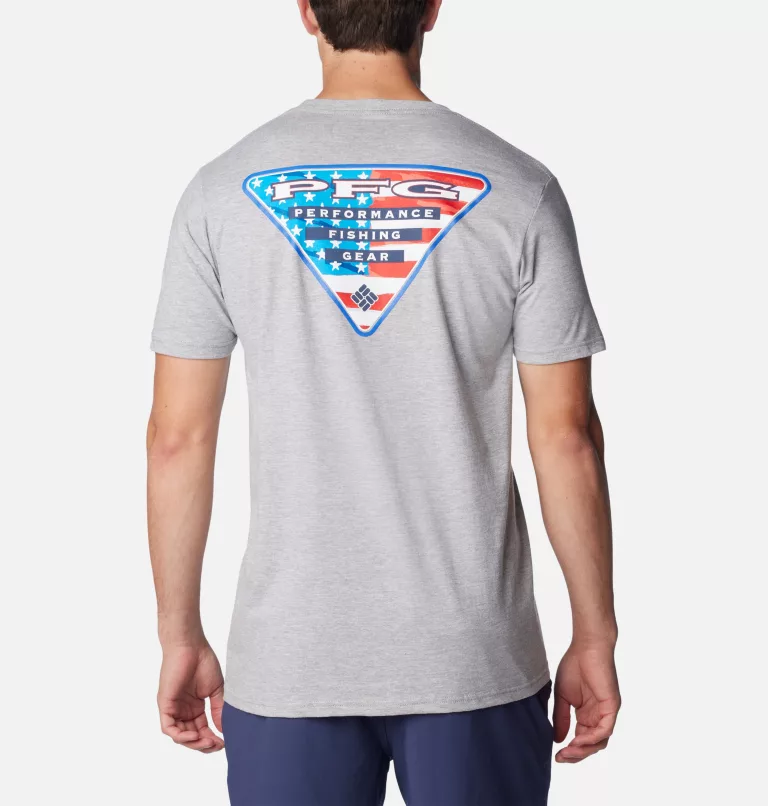 Men's PFG Constant Graphic T-Shirt Grey Heather
