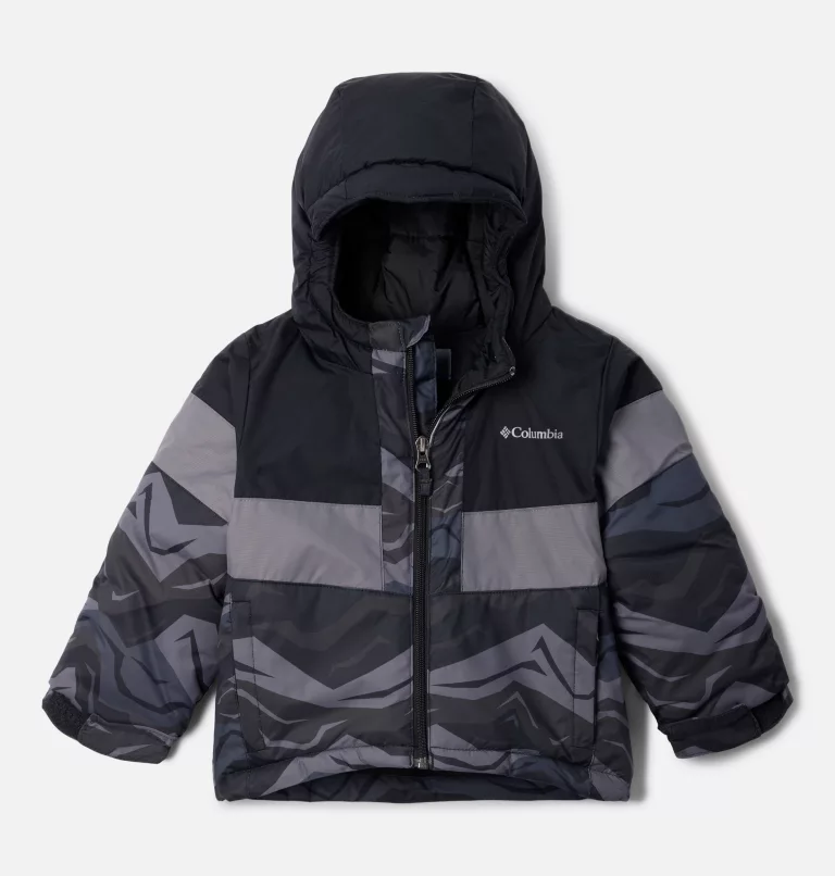 Boys' Toddler Lightning Lift™ II Jacket Black Tectonic,Black,City Grey