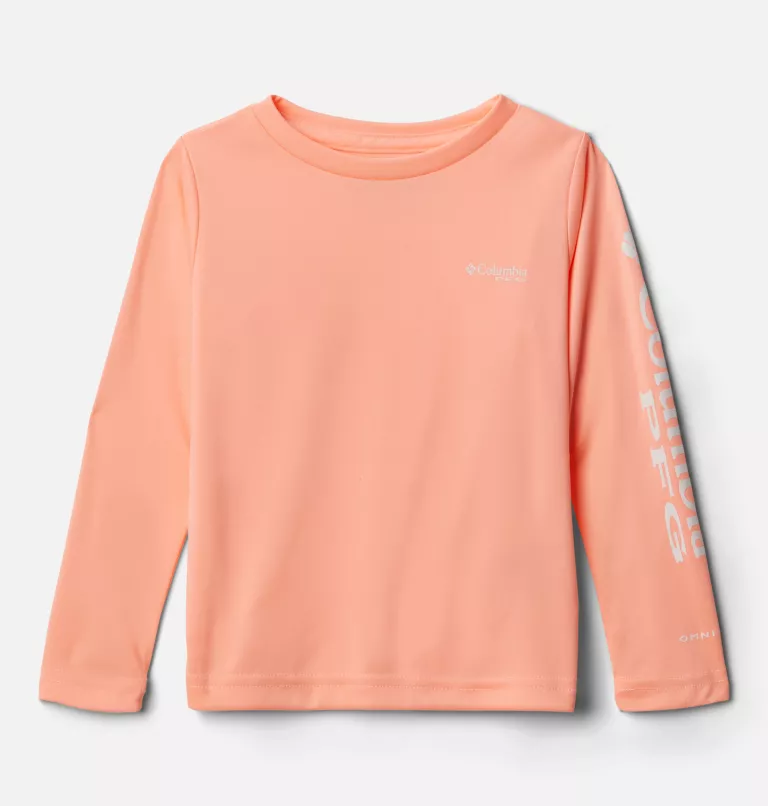 Girls' Toddler PFG Tidal Tee™ Long Sleeve Tiki Pink