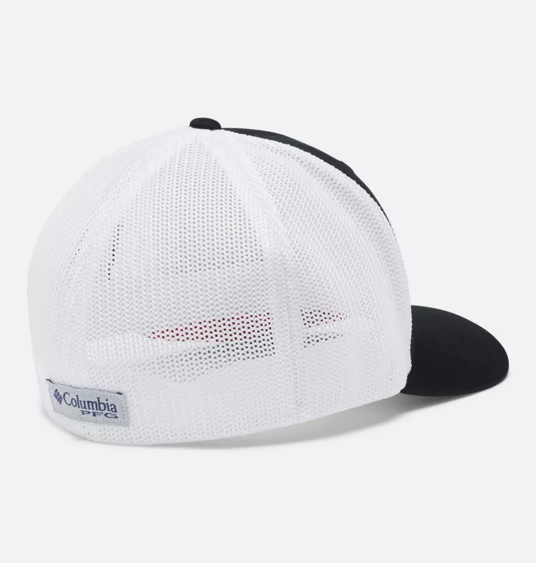 PFG Mesh™ Fish Flag Ball Cap - Georgia UGA - Black