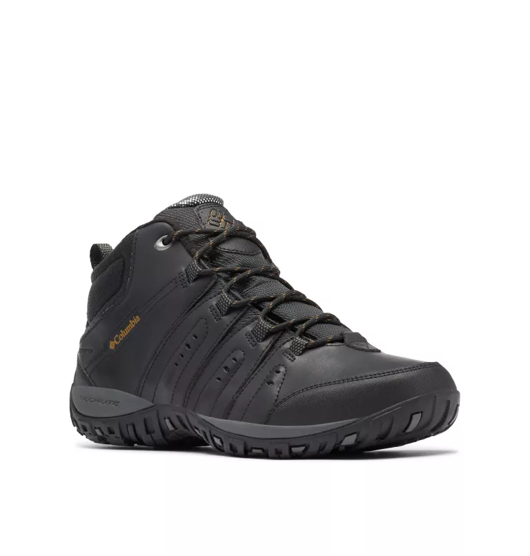 Men's Woodburn™ II Waterproof Omni-Heat™ Shoe Black,Goldenrod