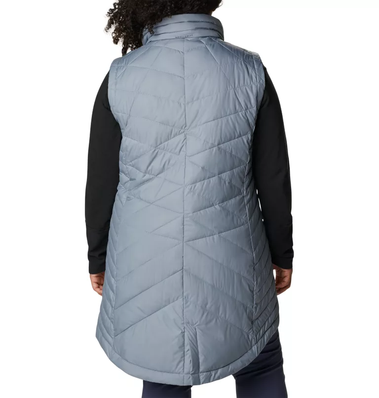 Women's Heavenly™ Long Vest - Plus Size Tradewinds Grey