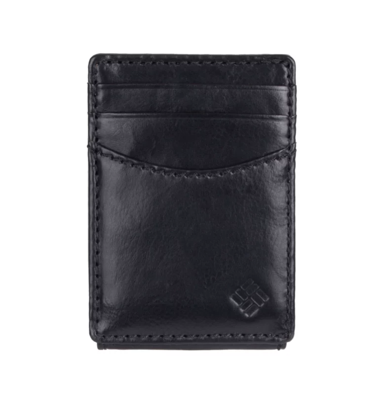 Men's RFID Magnetic Front Wallet Black
