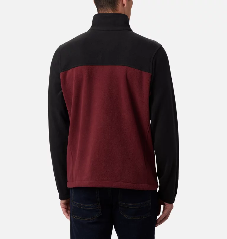 Men's Collegiate Flanker™ III Fleece Jacket - Tall - Texas A&M TAM - Black,Deep Maroon