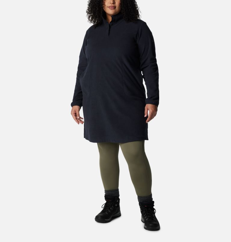 Women's Anytime™ Fleece Dress - Plus Size Black