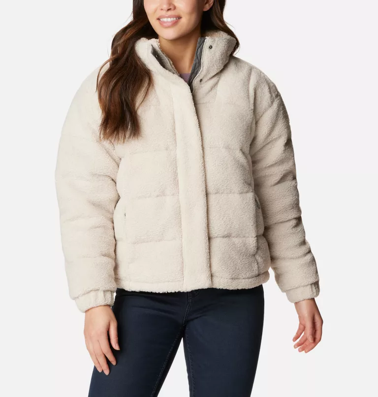 Women's Sherpa Ruby Falls™ Novelty Jacket Dark Stone Doodle Sherpa