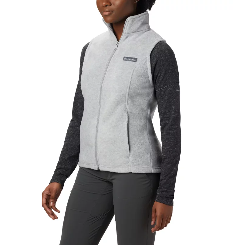 Women's Benton Springs™ Fleece Vest - Petite Cirrus Grey Heather