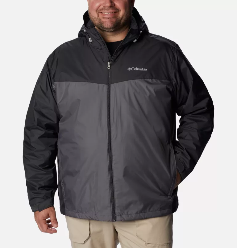 Men's Glennaker™ Sherpa Lined Jacket - Big Collegiate Navy,Dark Mountain