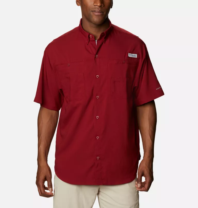 Men’s PFG Tamiami™ II Short Sleeve Shirt - Tall Beet