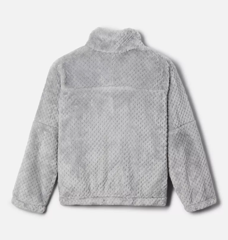 Girls' Fire Side™ II Half-Zip Sherpa Fleece Columbia Grey