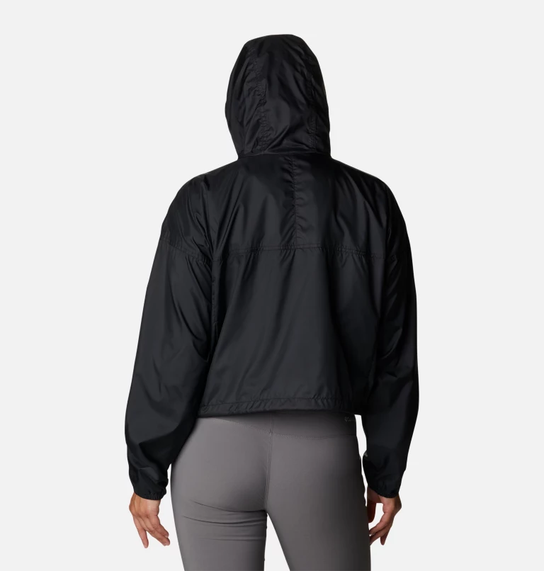 Women's Flash Challenger™ Cropped Windbreaker Jacket Black