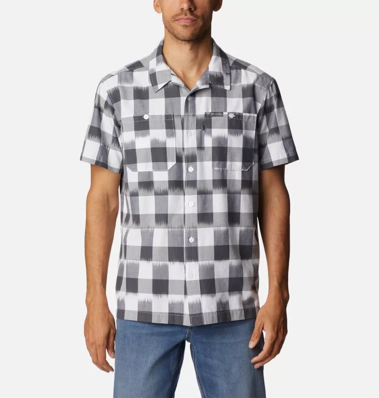 Men's Scenic Ridge™ Short Sleeve Shirt City Grey Ikat