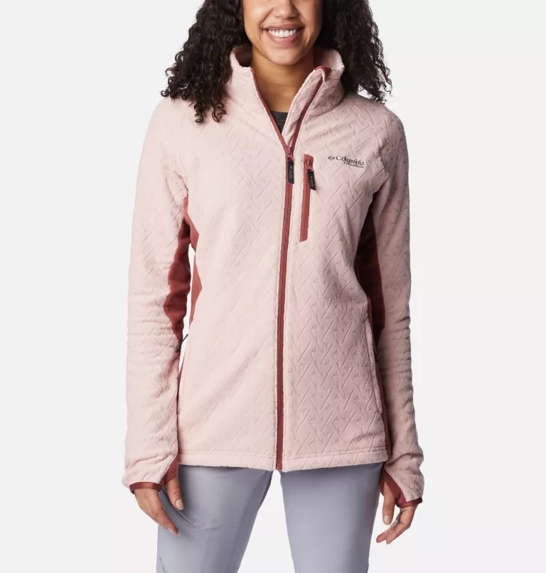 Women's Titan Pass™ 3.0 Full Zip Fleece Jacket Dusty Pink,Beetroot