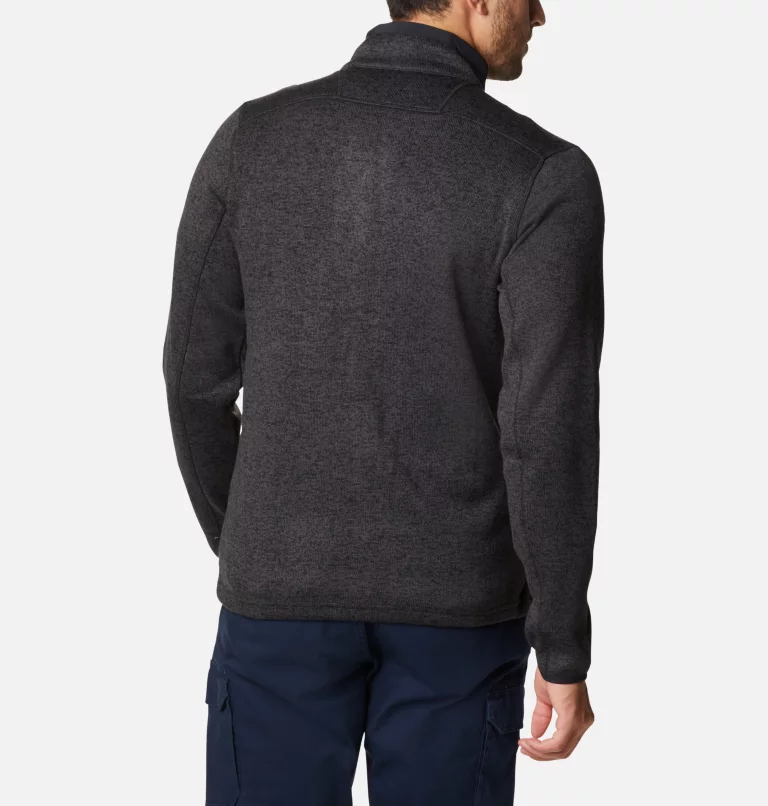 Men's Sweater Weather™ Fleece Full Zip Jacket - Tall Black Heather