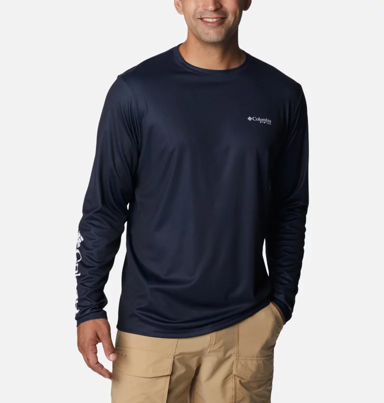 Men's PFG Terminal Tackle™ Statetriot Long Sleeve Shirt Collegiate Navy,USA