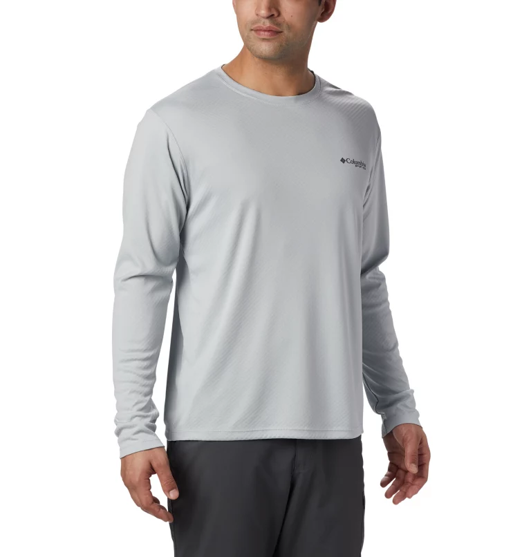 Men’s PFG Zero Rules™ Long Sleeve Shirt Cool Grey