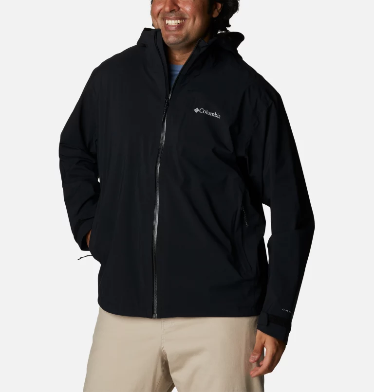 Men's Omni-Tech™ Ampli-Dry™ Rain Shell Jacket - Big Black