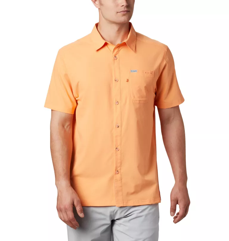 Men's PFG Slack Tide™ Camp Shirt Bright Nectar