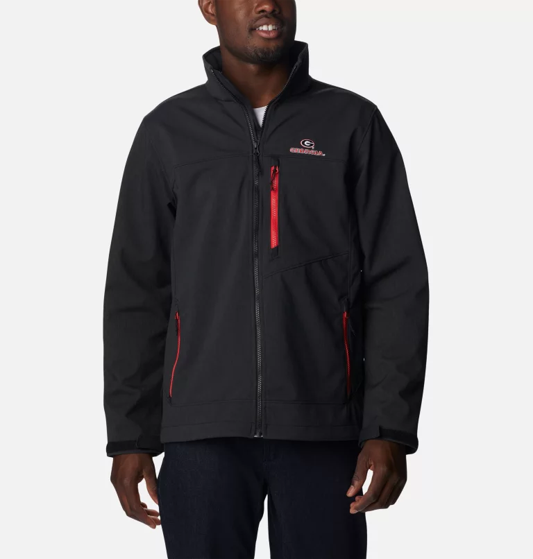 Men's Collegiate Ascender™ II Softshell Jacket - Georgia UGA - Black
