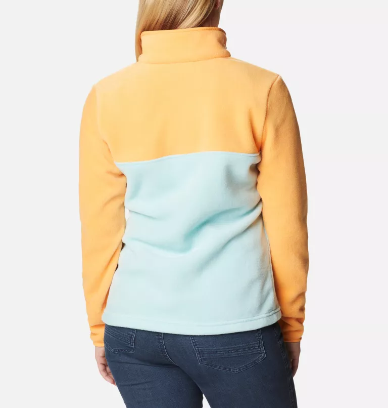 Women's Benton Springs™ Half Snap Fleece Pullover Aqua Haze,Sunset Peach,Dusty Pink