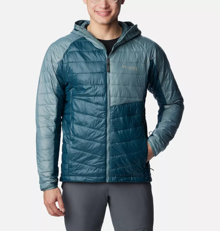 Men's Platinum Peak™ Hooded Jacket Night Wave,Metal