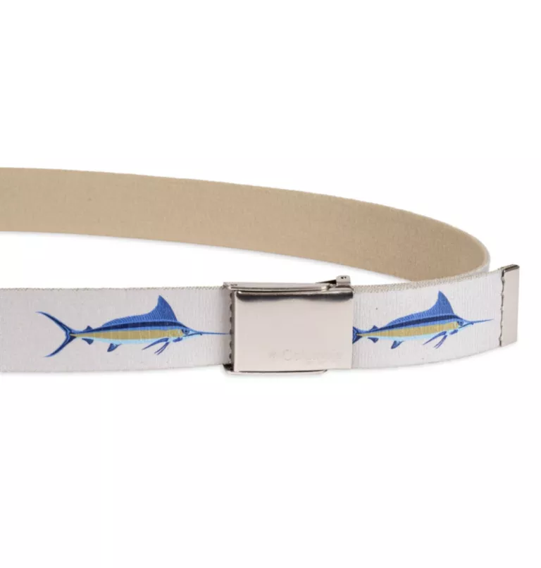 Men's Web Fish Belt Stone