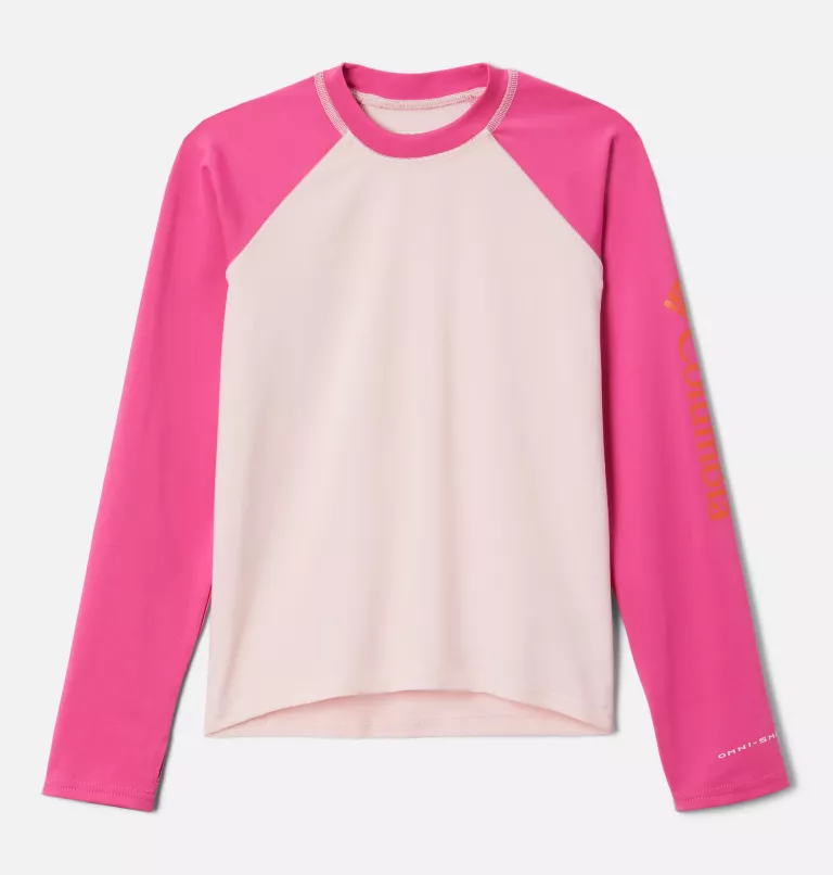Kids’ Sandy Shores™ Long Sleeve Sunguard Shirt Satin Pink,Pink Ice