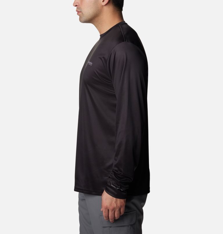 Men's Terminal Tackle PFG Fish Flag™ Long Sleeve Shirt Black,Berry Jam Inshore Fish