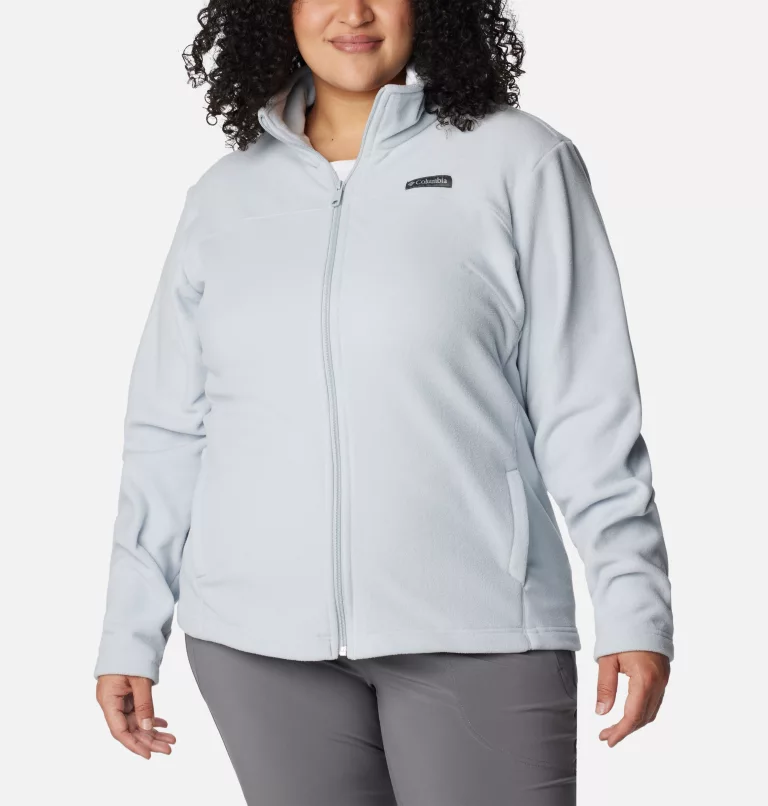 Women's Castle Dale™ Full Zip Fleece Jacket - Plus Size Cirrus Grey Heather