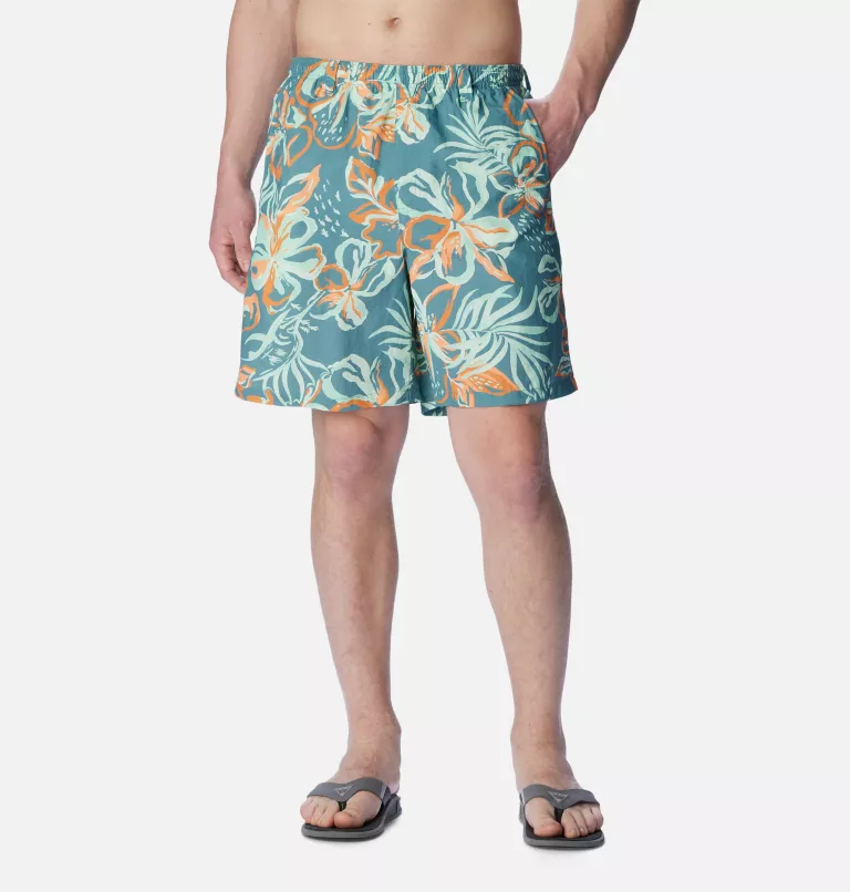 Men's PFG Super Backcast™ Water Short Tranquil Teal Wildwaters Print