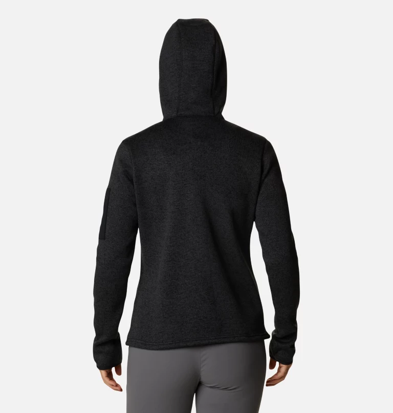 Women's Sweater Weather™ Fleece Hooded Pullover Black Heather