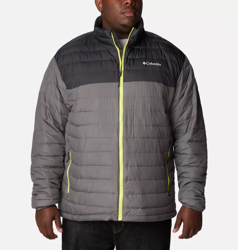 Men's Powder Lite™ Insulated Jacket – Big City Grey,Shark