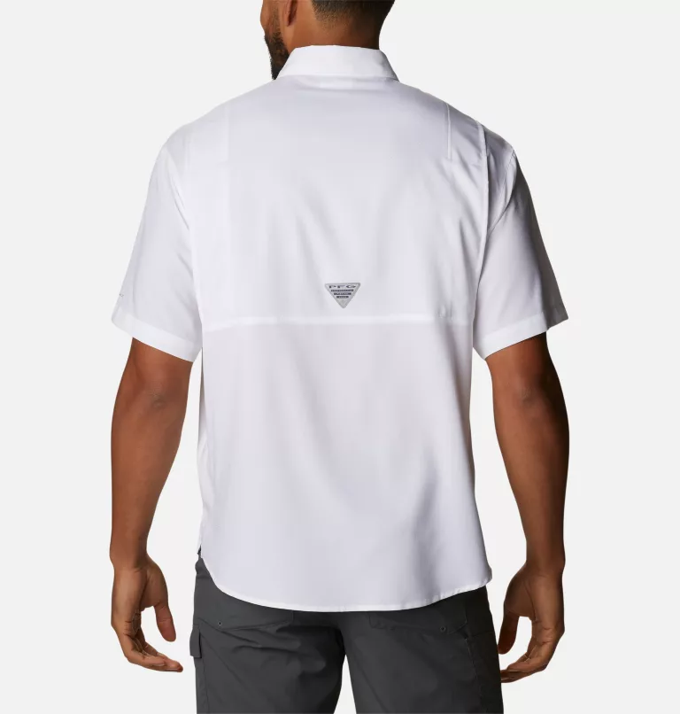Men's PFG Tamiami™ Short Sleeve Shirt - Dallas Cowboys DC - White
