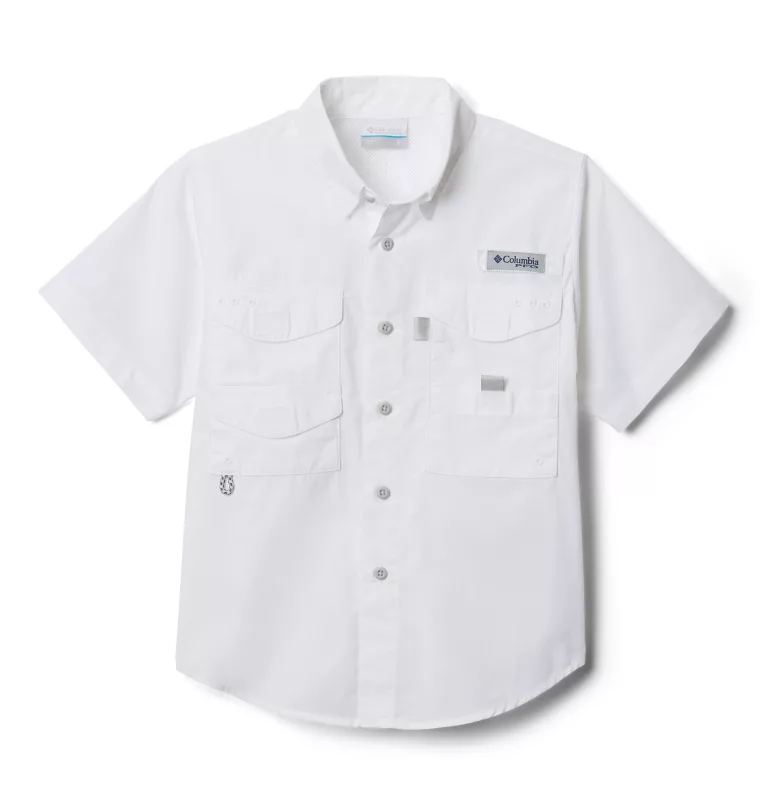 Boys’ PFG Bonehead™ Short Sleeve Shirt White