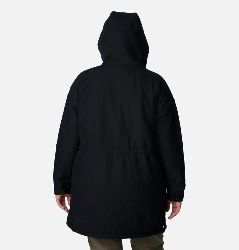 Women's Crystal Crest™ Quilted Jacket - Plus Size Black