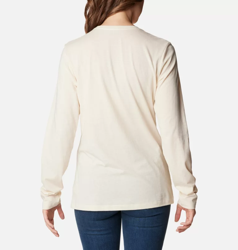 Women's Hidden Haven™ Long Sleeve T-Shirt Chalk,Bearly Checkered