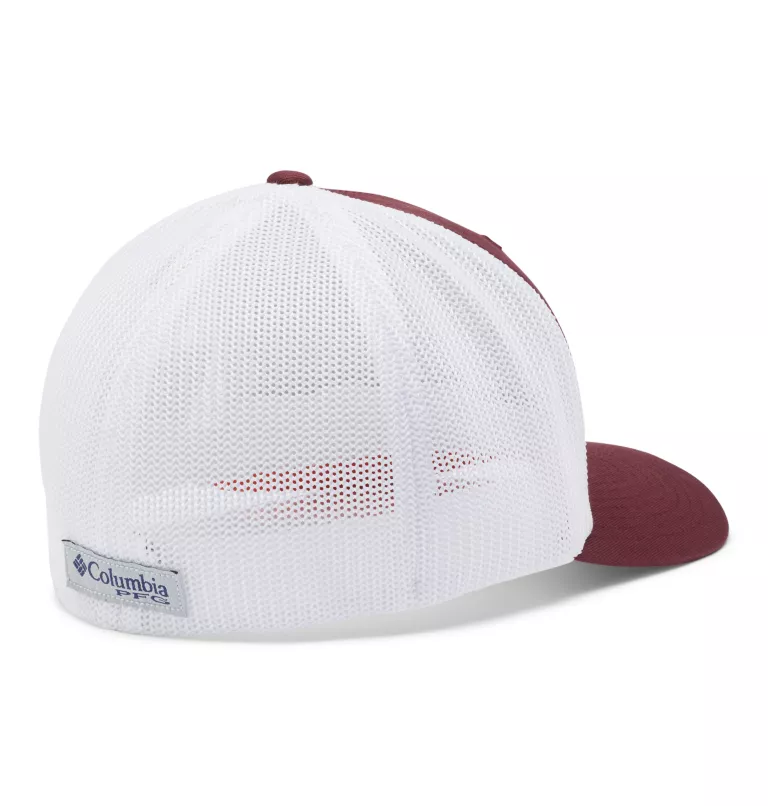 PFG Mesh™ Fish Flag Ball Cap - Virginia Tech VT - Deep Maroon
