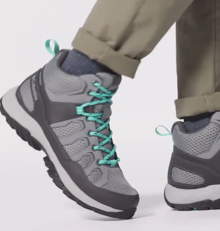 Women's Granite Trail™ Mid Waterproof Shoe Ti Grey Steel,Bright Aqua