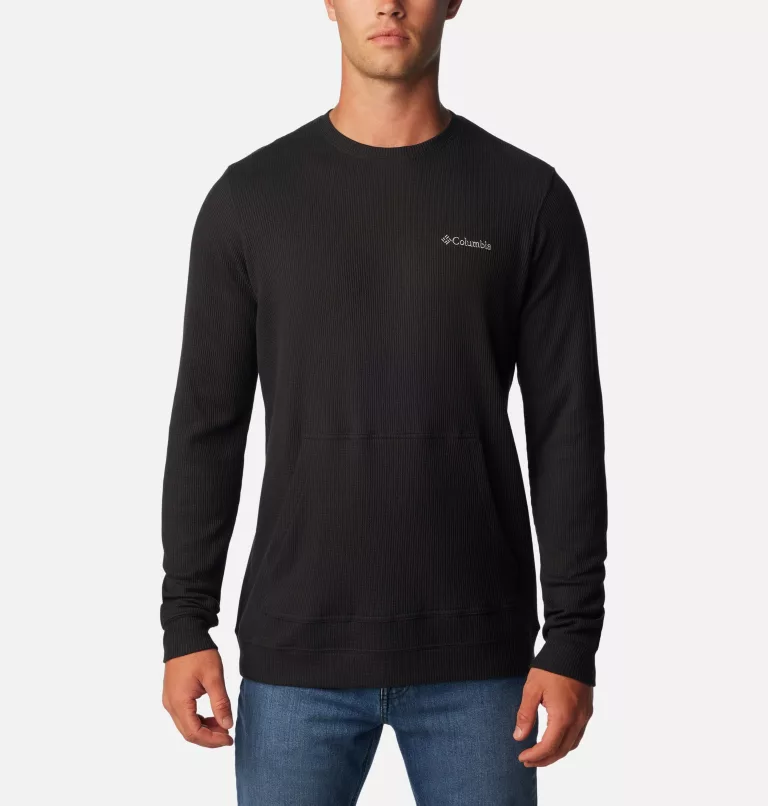 Men's Pitchstone™ Knit Crew Sweatshirt Black