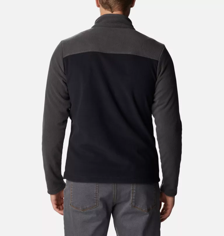 Men's Castle Dale™ Full Zip Fleece Jacket Black,Mountain Red