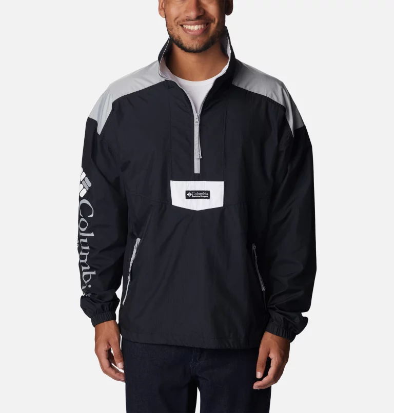 Men's Riptide™ Anorak Black,Columbia Grey,White