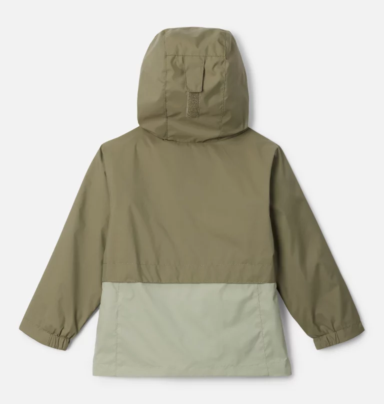 Girls’ Toddler Rain-Zilla™ Jacket Stone Green,Safari