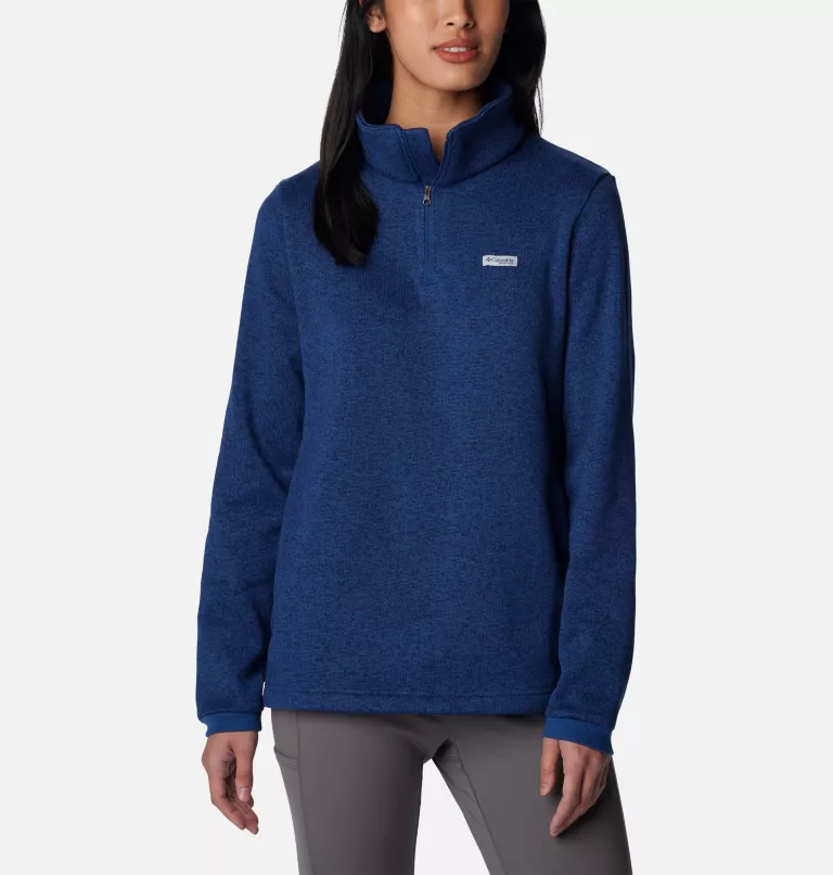 Women's PFG Reel Cozy™ Quarter Zip Pullover Carbon