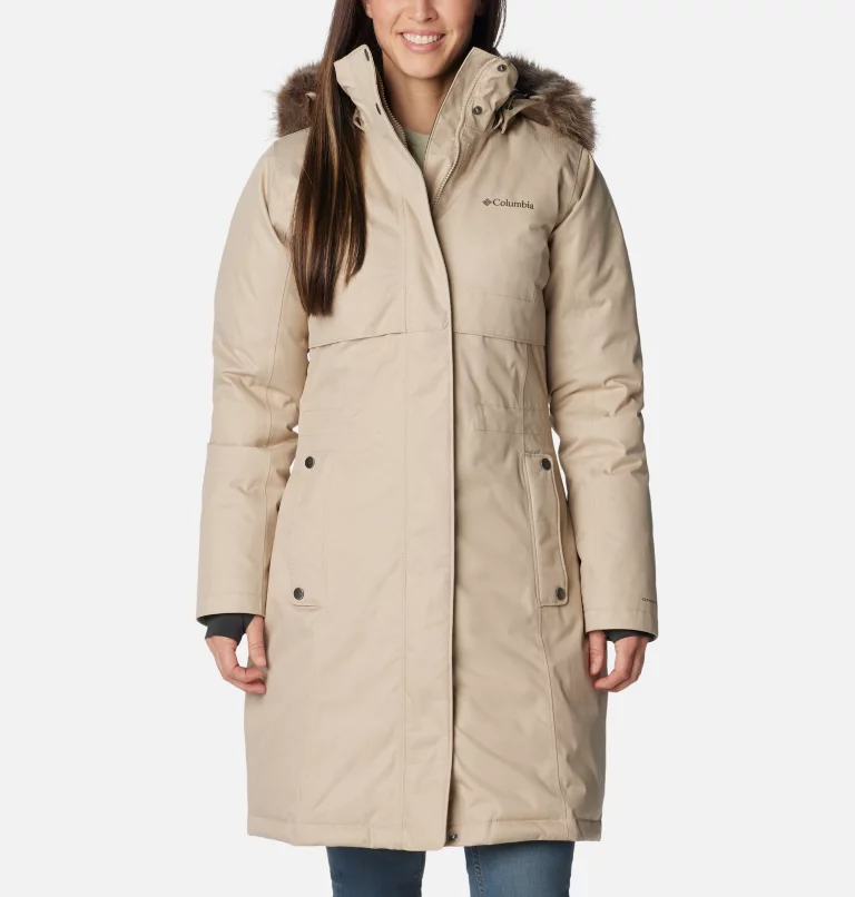 Women's Apres Arson™ Winter Long Down Jacket Ancient Fossil
